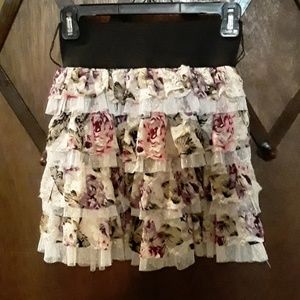 Rue 21 Tiered Lace Skirt